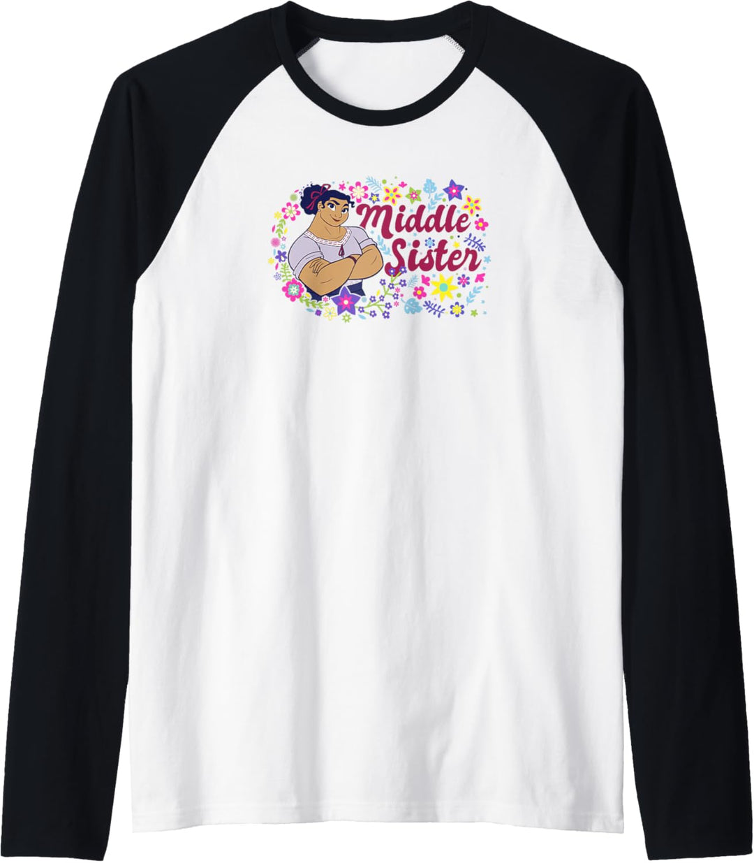 Disney Encanto Luisa Middle Sister Floral Family Raglan