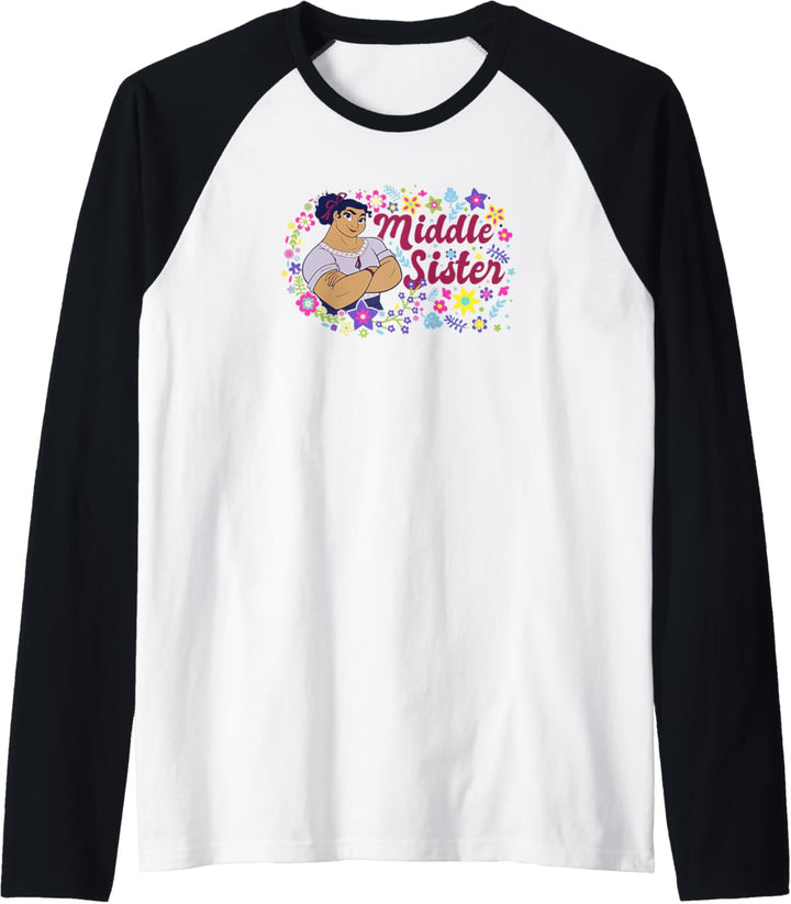 Disney Encanto Luisa Middle Sister Floral Family Raglan