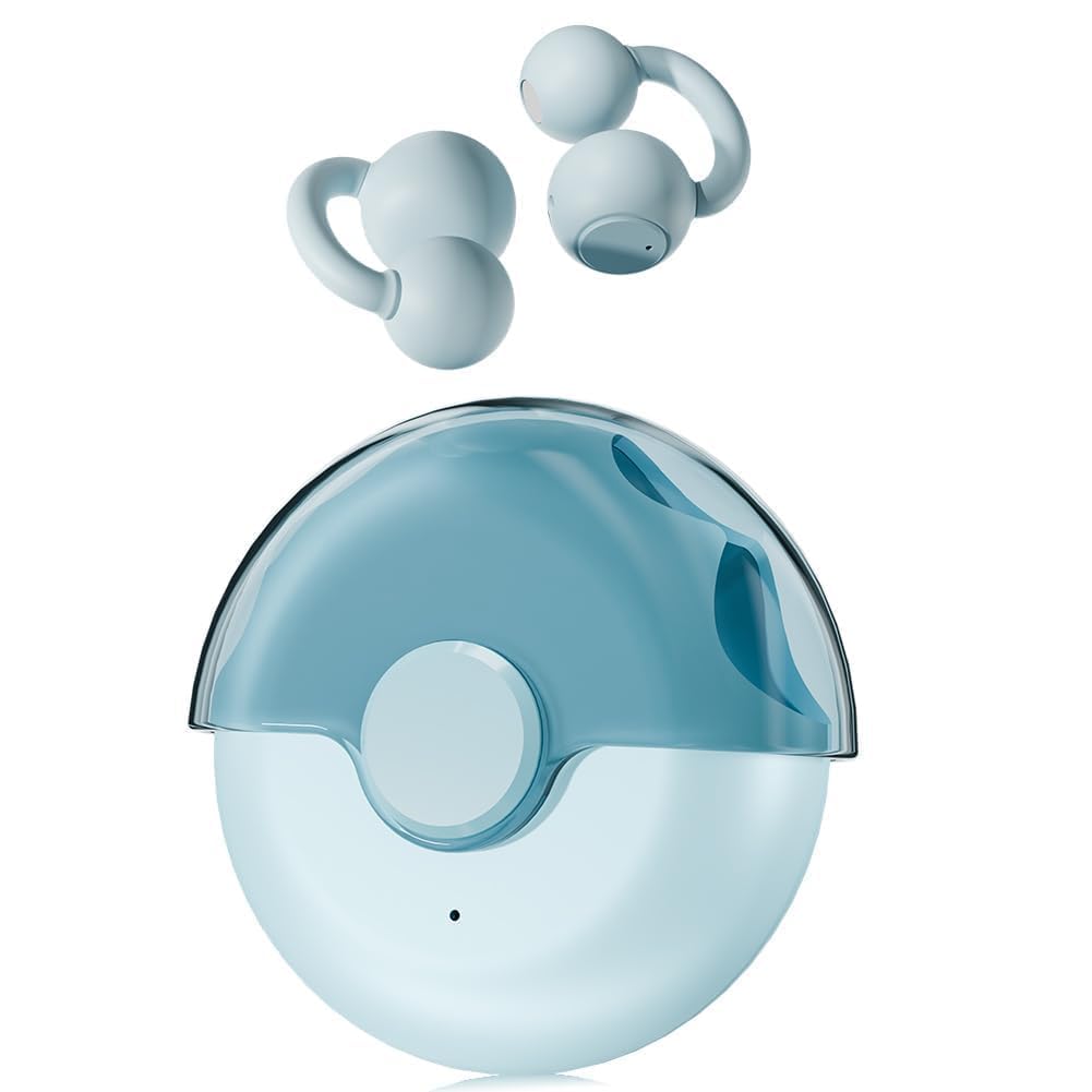 Open Ear Kopfhörer, Clip On Earbuds Kabellos Bluetooth 5.4, 48H Spielzeit, Komfortabler Sitz, Sport-