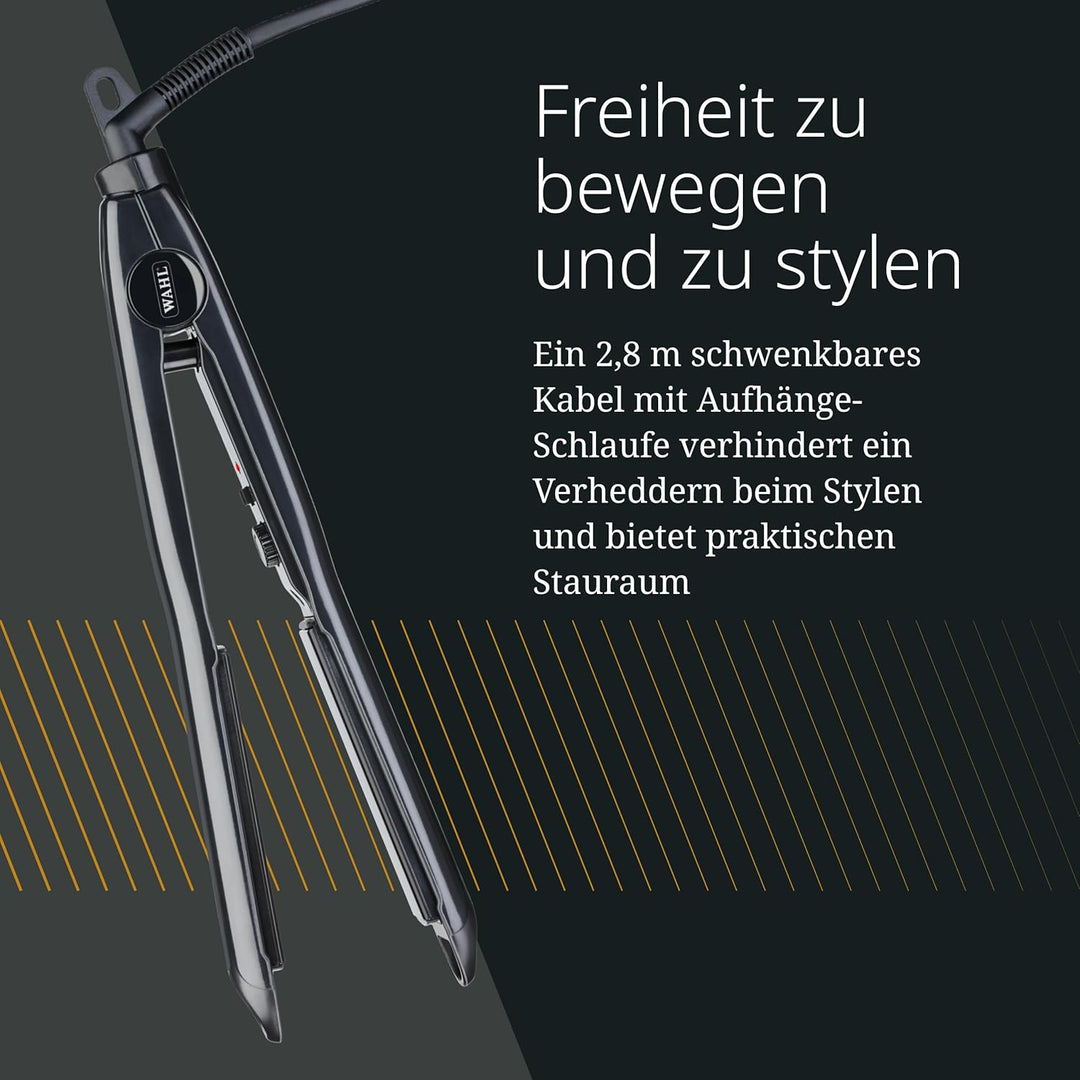 Wahl Cutek - Haarglätteisen mit Premium-Keramikbeschichtung - 60 Sekunden Aufheizzeit - 150-230°C