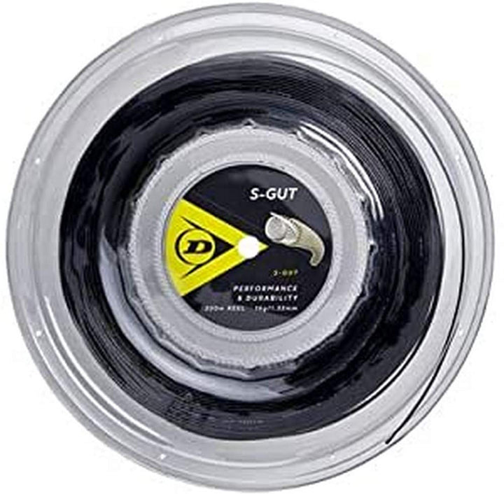 Dunlop Sports s-gut Tennissaite Einheitsgrösse Schwarz, Einheitsgrösse Schwarz