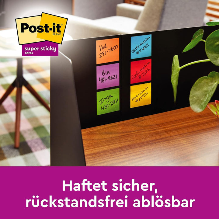 Post-it Dispenser Z-Notes Bear, inkl. 2 Blöcken Super Sticky Z-Notes, 90 Blatt pro Block, 76 mm x 76