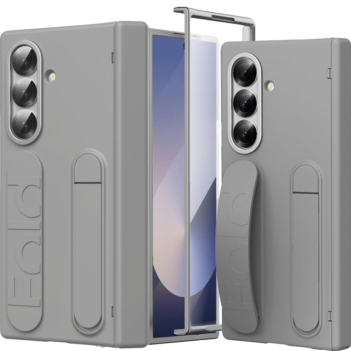 NINKI für Samsung Galaxy Z fold 7 Ständer Hülle mit eingebautem Displaysschutzfolie Samsung Galaxy Z