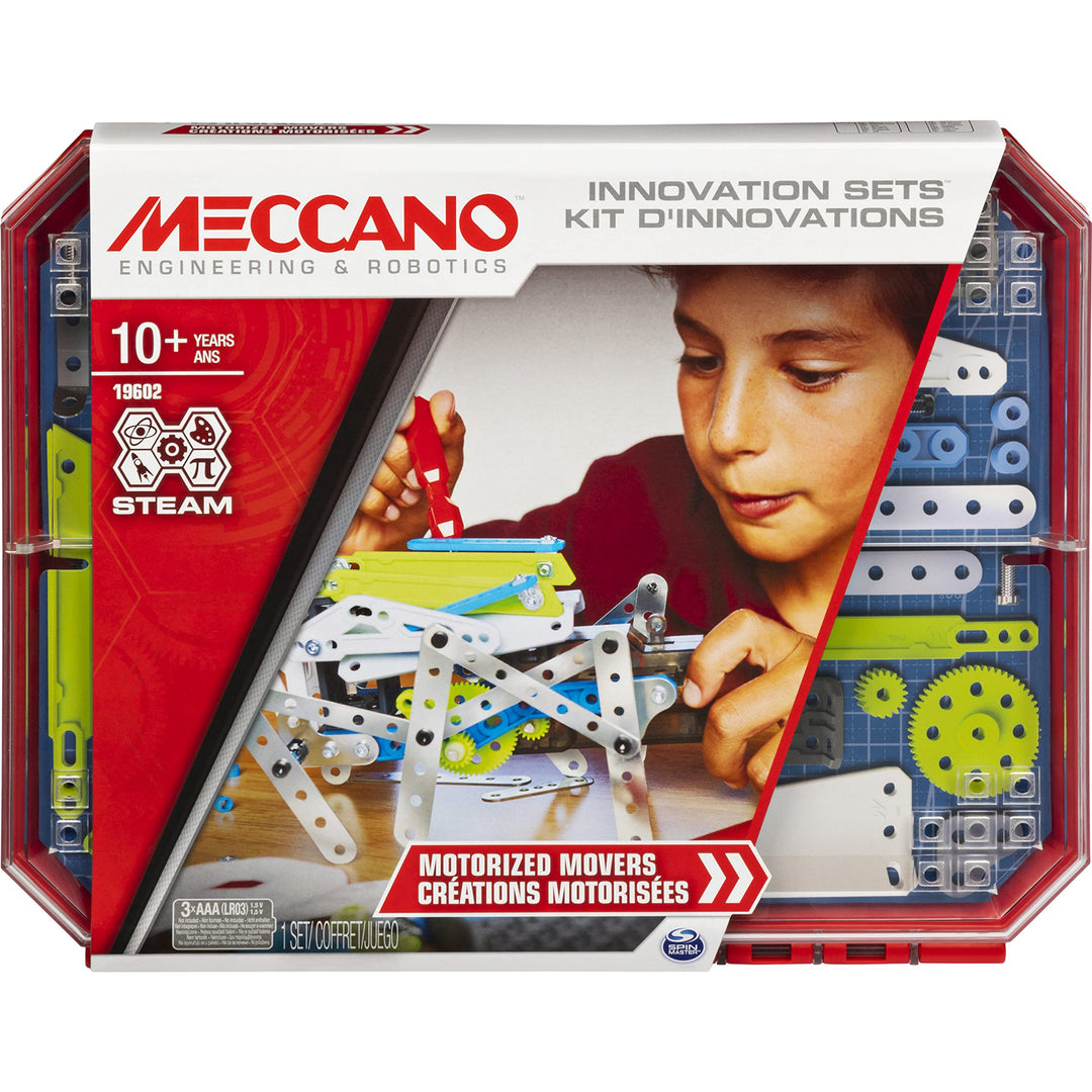 MECCANO 6047099 MEC Set5 MotrizdMovers CN UPCX GML, Mehrfarbig Motor, Motor