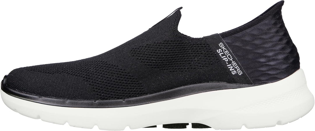 Skechers Herren Go Walk 6-Easy On Sneakers 41 EU Schwarz, 41 EU Schwarz