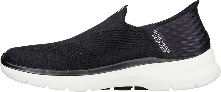 Skechers Herren Go Walk 6-Easy On Sneakers 41 EU Schwarz, 41 EU Schwarz