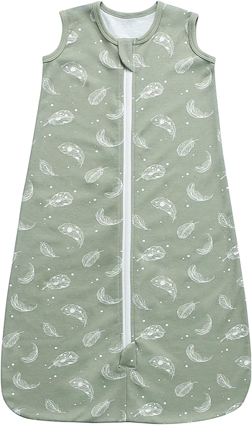 Owlivia Bio-Baumwolle Baby Schlafsack 0.5 Tog & 2.5 Tog Jungen Mädchen Schlafsack, Tragbare Baby-Dec