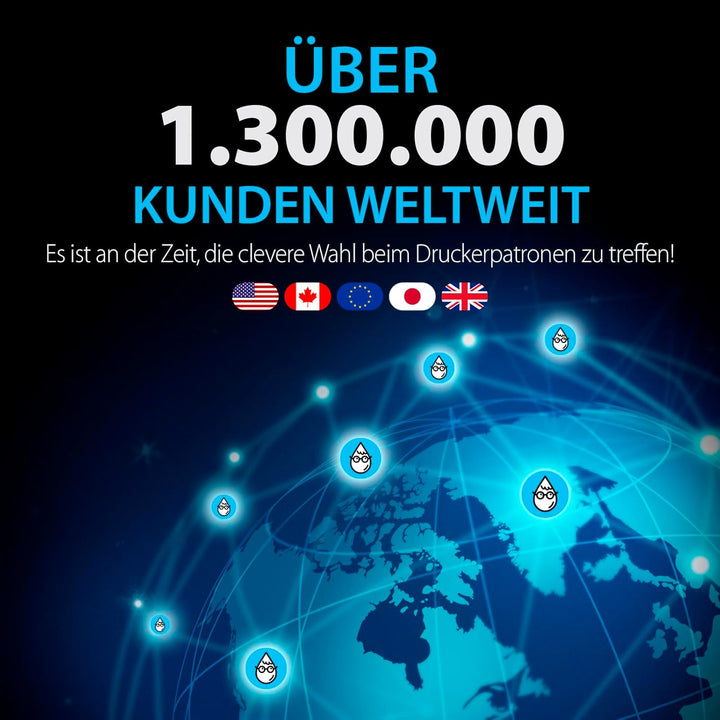 Smart Ink kompatible Tonerkartusche als Ersatz für Brother TN1050 TN-1050 TN 1050 (2 Schwarz Multipa