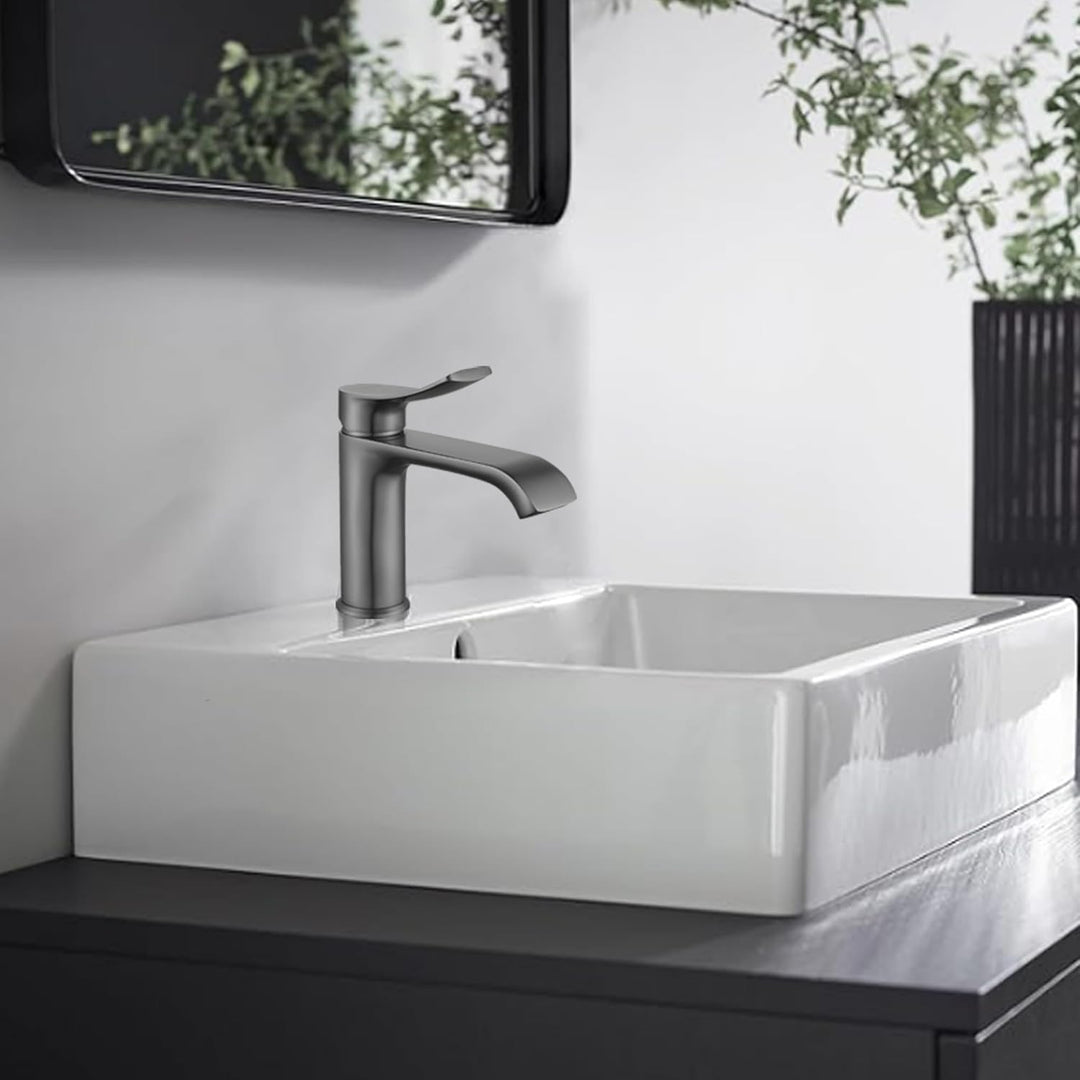 BELZ Wasserhahn Bad, Einhebel Waschtischarmatur, Waschbecken Armaturen, Armatur Badezimmer, Mischbat