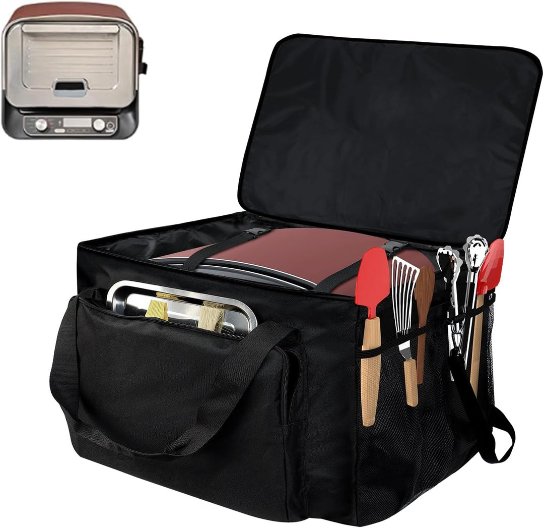 Grill-Tragetasche für Ninja Woodfire Outdoor-Ofen OO101EU, 600D Oxford BBQ Schutzstoff Tragetasche f