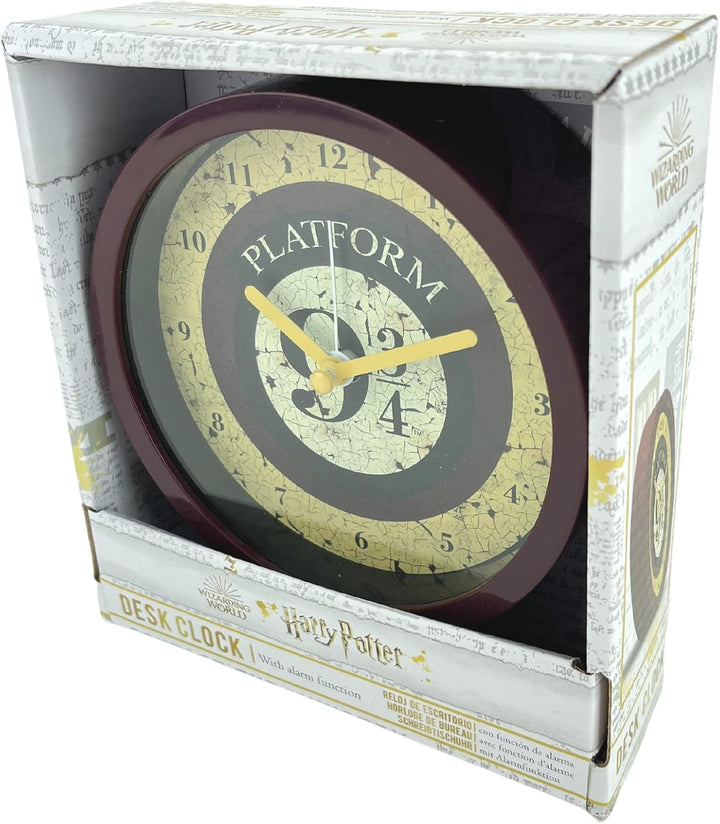 Harry Potter Wecker (Plattform 9 3/4 5") 12cm Durchmesser - Offizielles Lizenzprodukt
