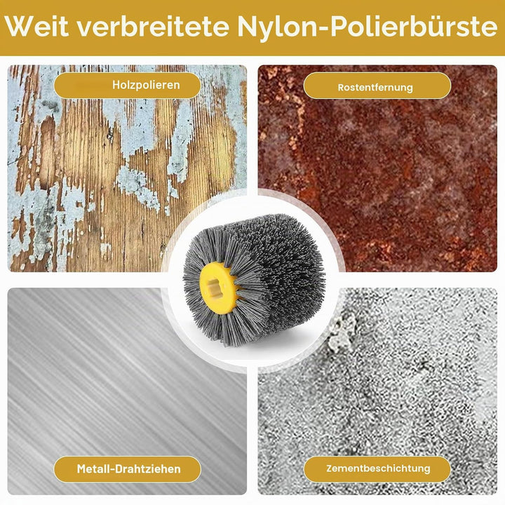 Schleifbürsten, Nylonbürste 120 , Körnung Nylonbürste, Polierbürste zum Holzverarbeitung,für Satinie