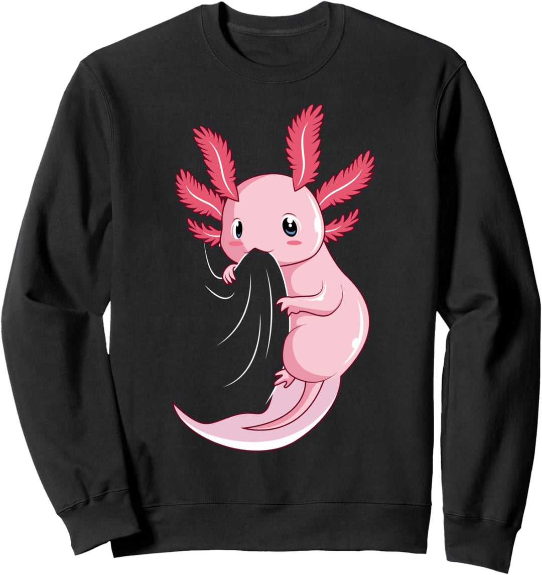 Axolotl Salamander Kinder Frauen Mädchen Sweatshirt