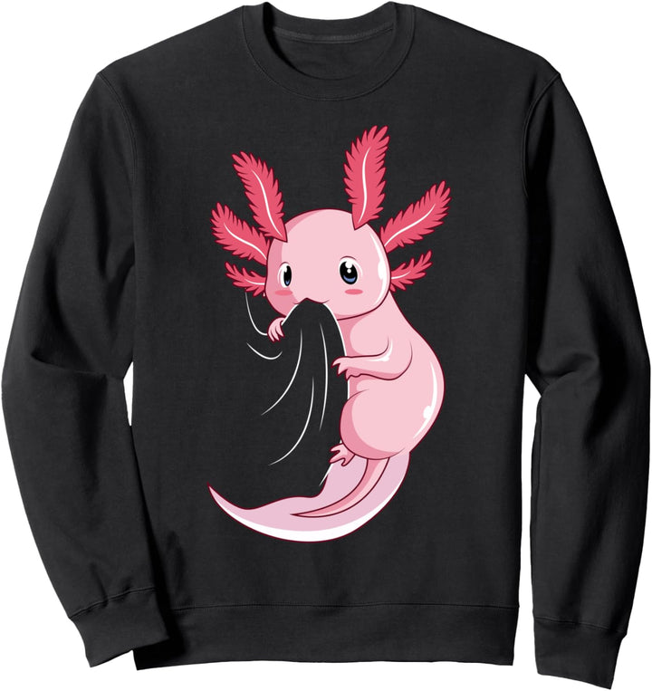 Axolotl Salamander Kinder Frauen Mädchen Sweatshirt