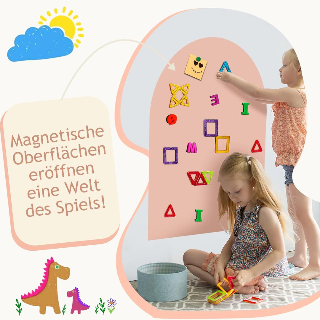 Magnettafel Kinder Selbstklebend : Magnetwand Kinderzimmer 80×100 cm Bogen - Kamelrosa Kamelrosa 80*