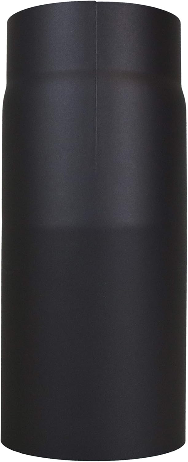 Ofenrohr Bogen 11° Grad, im Durchmesser, DN Ø 150 mm, Farbe: schwarz-metallic - weitere Rohre aus un