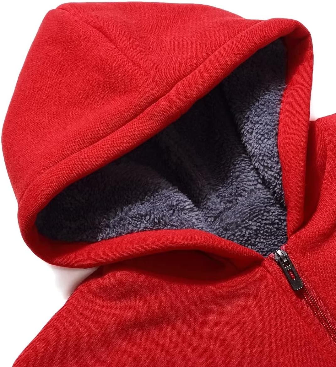 JACKETOWN Jungen Sweatjacke Gefüttert Kinder Hoodie Sweatshirt Kapuzenpullover Fleecejacke mit Kapuz