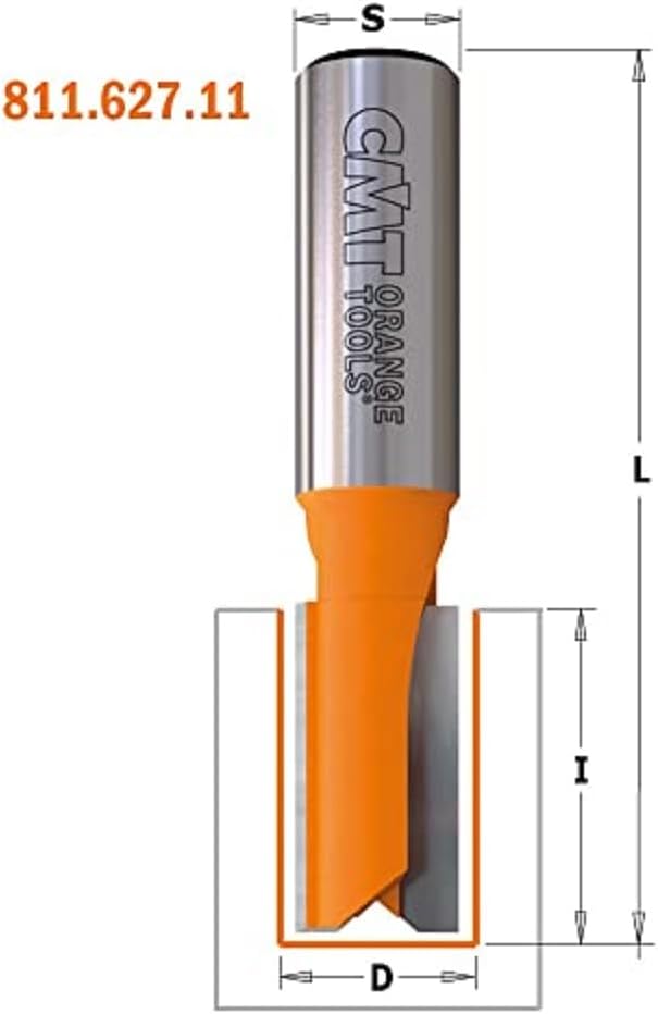 CMT Orange Tools 911.060.11 – Erdbeere gerade HWM (Begriffsklärung) S 8 D 6 x 16