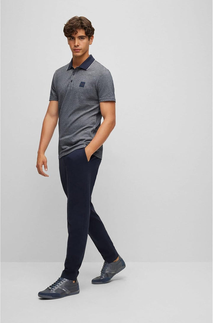 BOSS Herren Schuhe Schnürschuhe Halbschuhe Sneaker Saturn Low Top 39 EU Dark Blue401, 39 EU Dark Blu