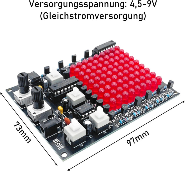 2 Stück lötset bausatz, LED Löt Übungssatz, DIY Löten Bausatz, löten lernen set, lötbausatz, lötbaus