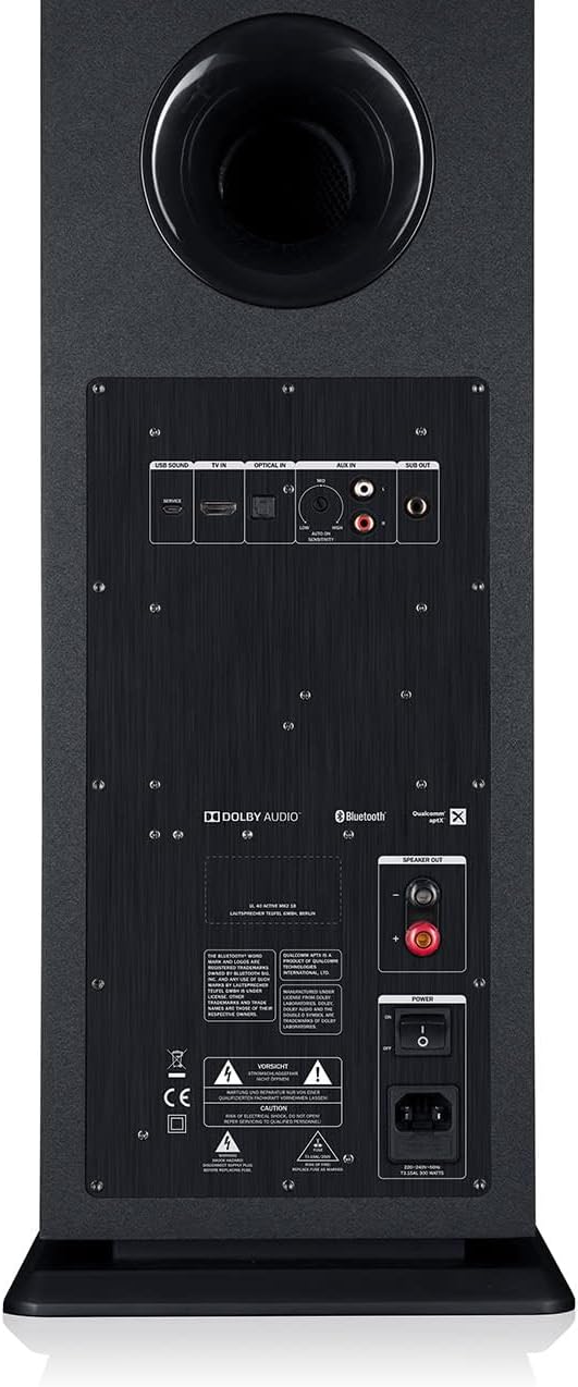 Teufel Ultima 40 Aktiv Surround 4.0 - Aktiv Standlautsprecher mit Kabellosen aktives Rear-Speaker, B