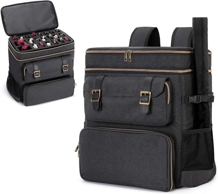 Trunab Rucksack für DND RPG Tabletop Adventurer’s Travel Game, Tasche für Battle Mat, Kompatibel mit