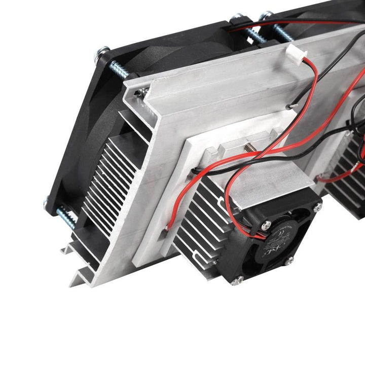Oumefar 180W Thermoelektrisches Peltier Kühlung Cooler Kit Luftkühlgerät Kühlsystem Modul für die Pl