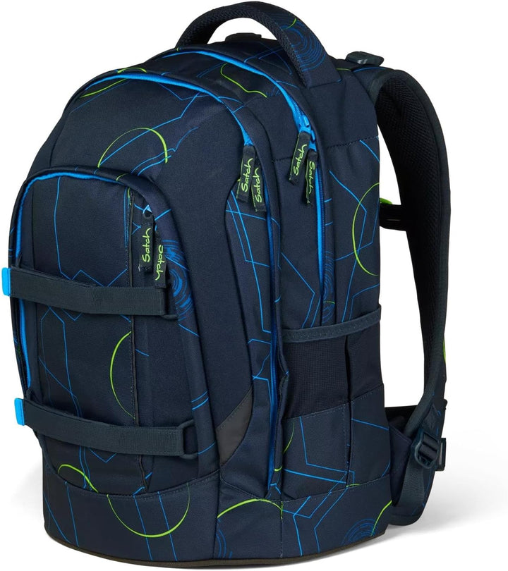 satch pack Schulrucksack Schulrucksack ab 5. Klasse ergonomisch 30L Stauraum standfest Organisations