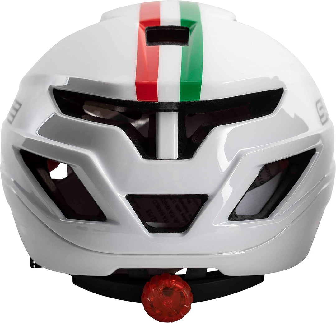 Salice Helm Bike TG. 52-58 Anthrazit Rot BIANCO ITA XS, BIANCO ITA XS
