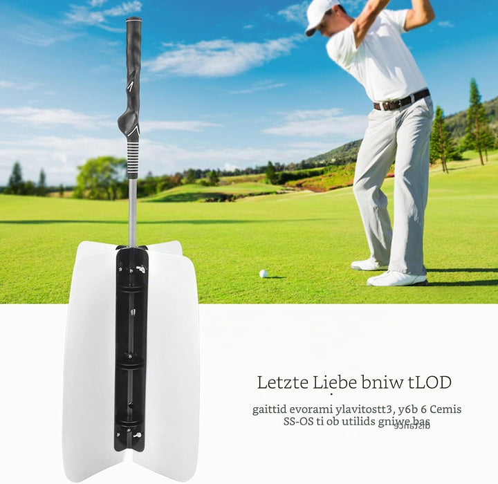Golf Power Trainer Swing Fan Aufwärmtrainer Zusammenklappbarer Kraftwiderstand Geschwindigkeitstrain