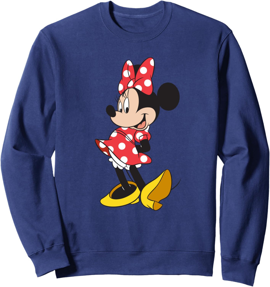 Disney Minnie Mouse Classic Polka Dot Pose Sweatshirt