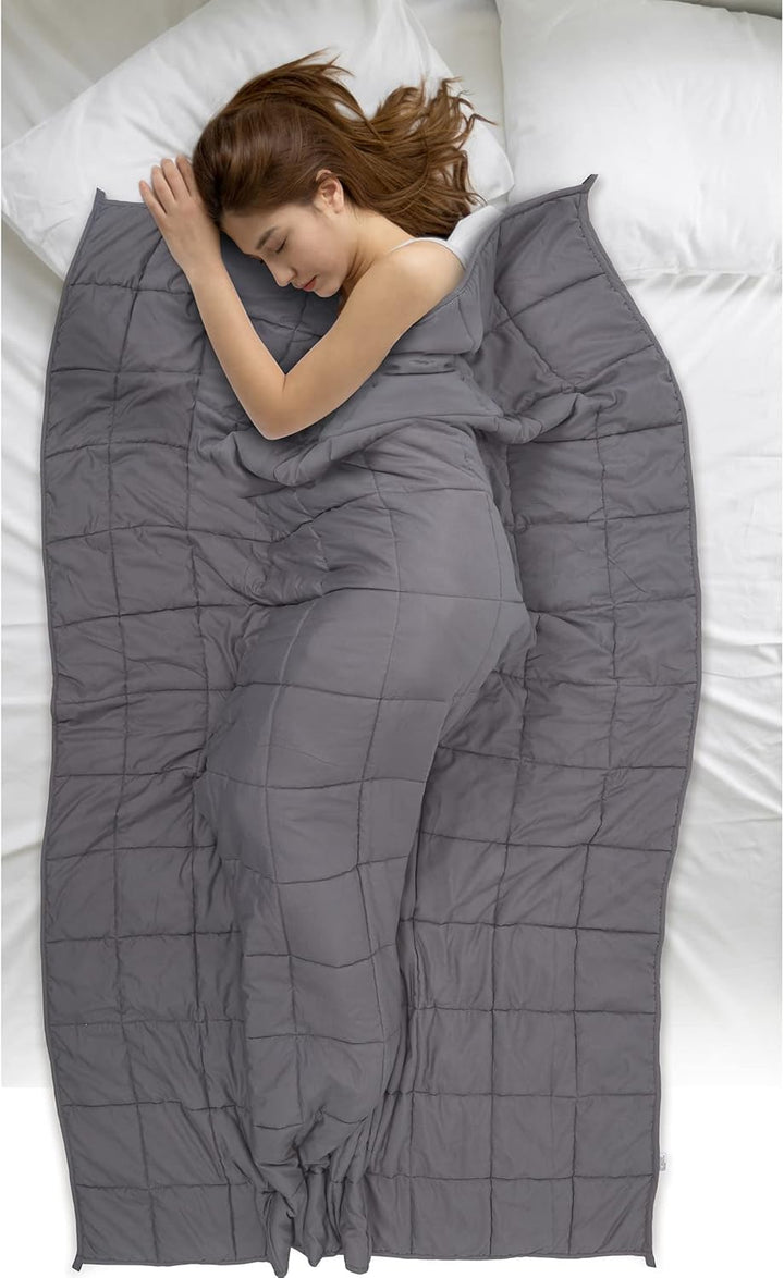 SENSLY - gewichtete Decke, 7 kg, Mikroglas – Masse: 150 x 200 cm