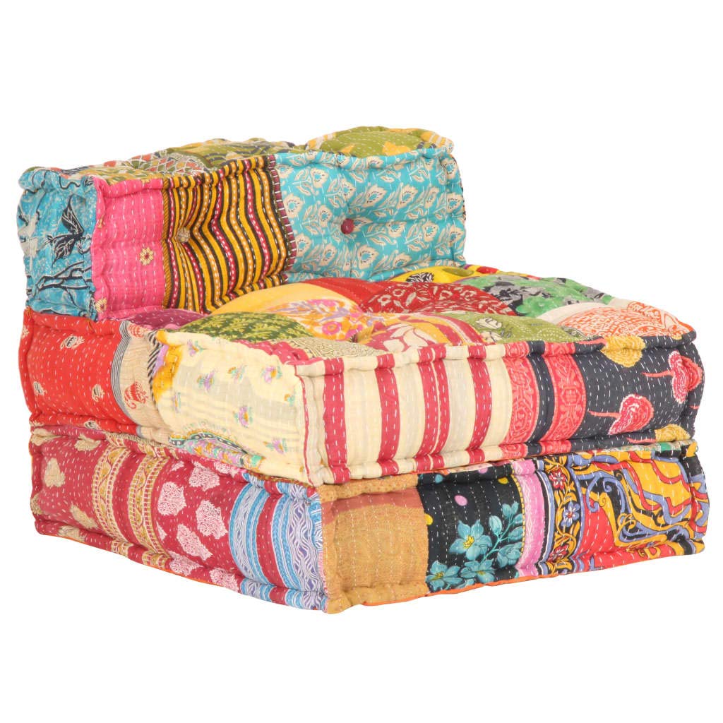 TEWTX7 Sofa Modularer Pouf Bodenkissen mit Ruckenlehne Sitzpouf Sitzkissen Stoff Kleines Couch Schla