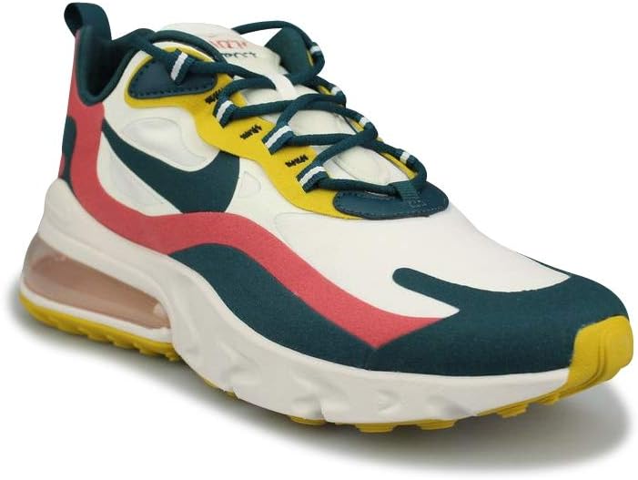 Nike Air Max 270 React Ww Herren Low-Top 40 EU Summit White Midnight Turq Pueblo Red, 40 EU Summit W
