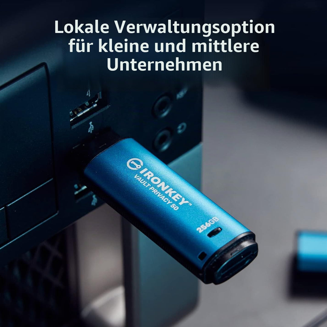Kingston IronKey Vault Privacy 50 FIPS 197 Typ-C -zertifizierter und mit XTS-AES 256-Bit verschlüsse