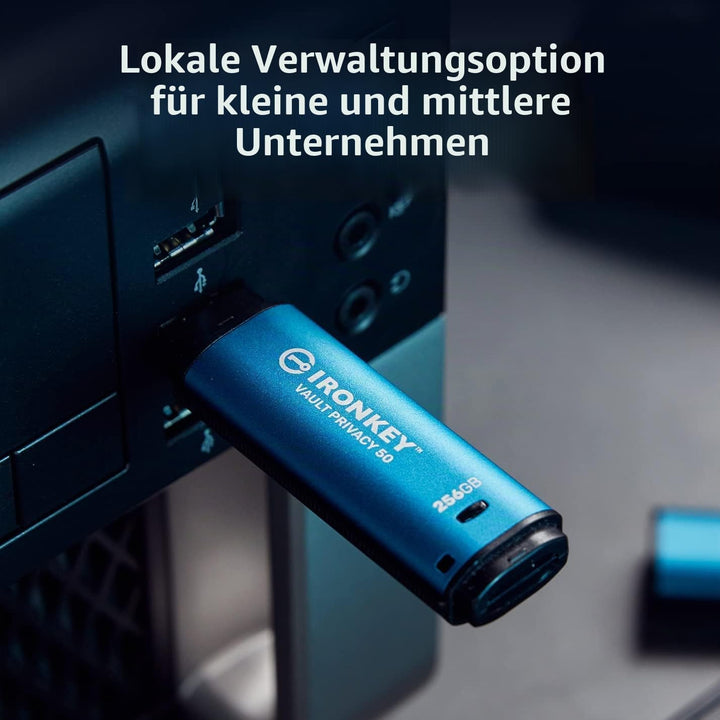 Kingston IronKey Vault Privacy 50 FIPS 197 Typ-C -zertifizierter und mit XTS-AES 256-Bit verschlüsse