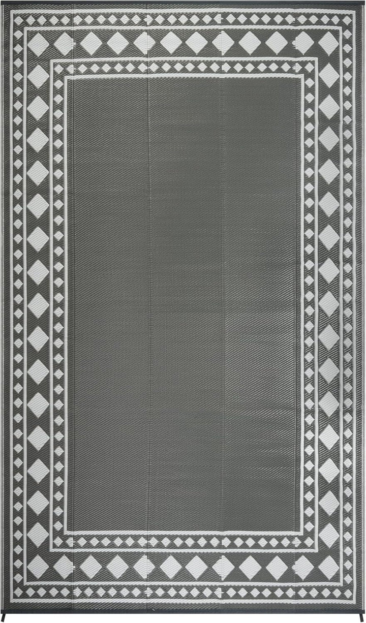Outdoor Teppich Wetterfest 120x180cm Wendbarer Balkon Teppich Wasserdurchlässig Vorzeltteppich Outdo