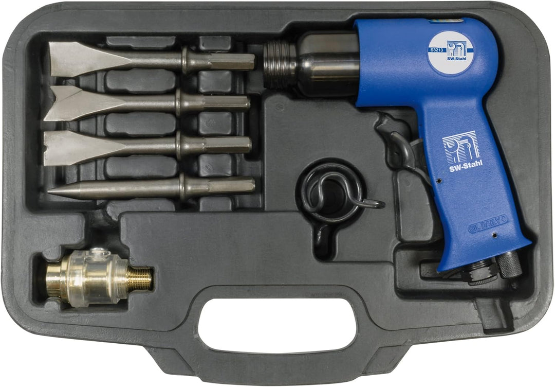 SW-Stahl S3213 Vibro-Druckluftmeissel, 9-teilig