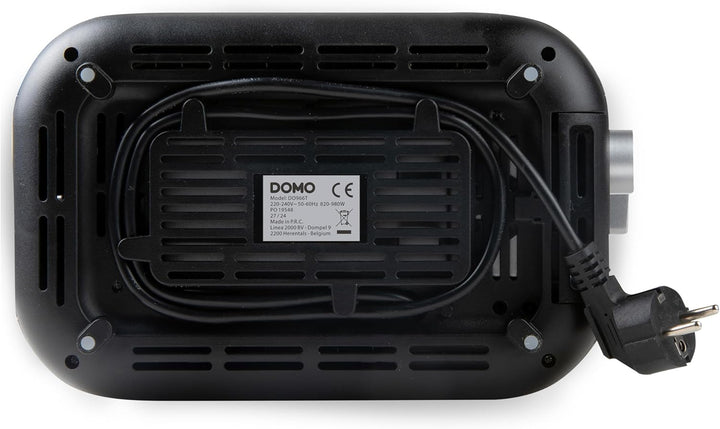 DOMO DO966T Toaster - Für 2 Toasts - 3 Funktionen: rösten, auftauen, abbrechen - 7 Temperaturstände