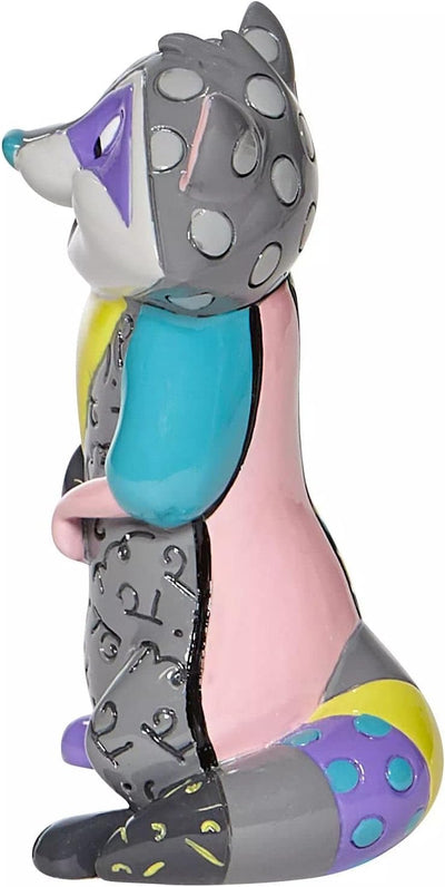 Enesco Disney by Romero Britto Pocahontas Meeko Miniatur-Figur, 8,9 cm, Mehrfarbig, One Size