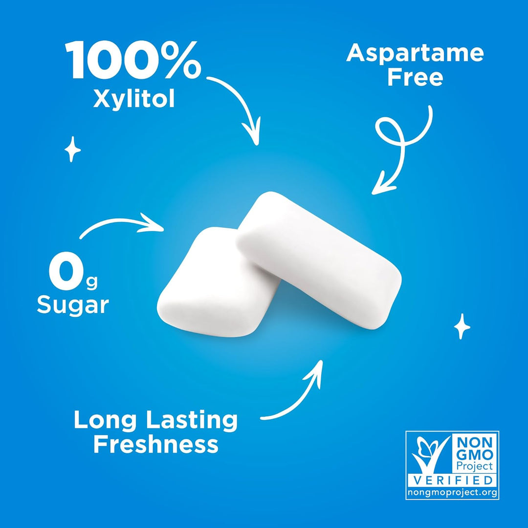 PUR Gum | Zuckerfreier Kaugummi | Mit Xylit | Vegan, Aspartamfrei & Glutenfrei | Natürlicher Kaugumm