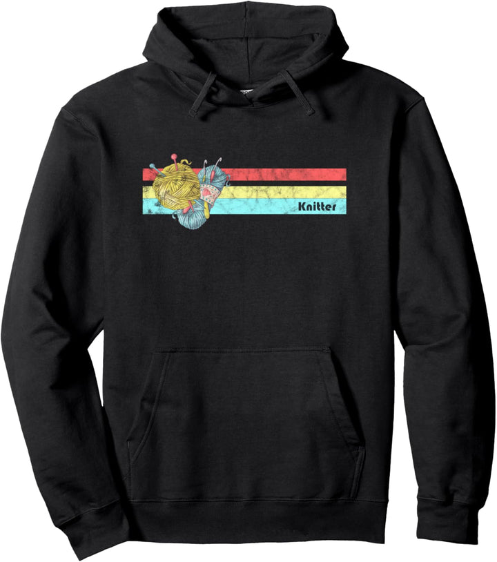 Stricker im Vintage-Stil Pullover Hoodie