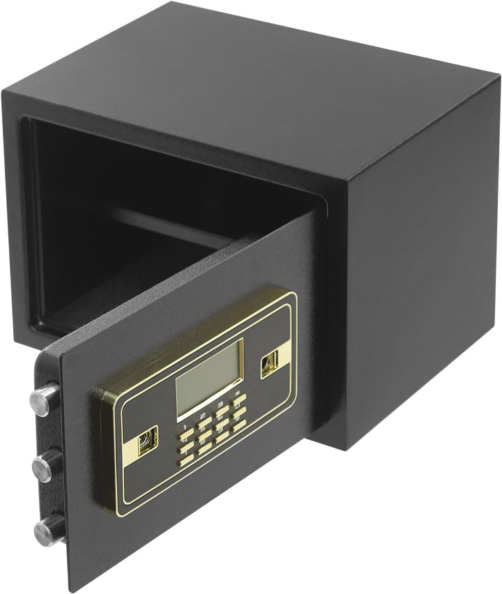 22L/5.8gal Möbeltresor Safe Tresor mit digital Tastatur Elektronischer Tresor Alarmsystem Feuerfest