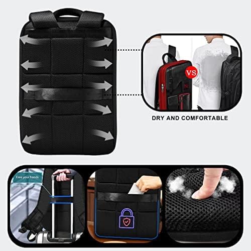 ZINZ 13 14 15 16 Zoll Schlank und Erweiterbar Laptop Rucksack Wasserdicht Notebook Tasche für Männer