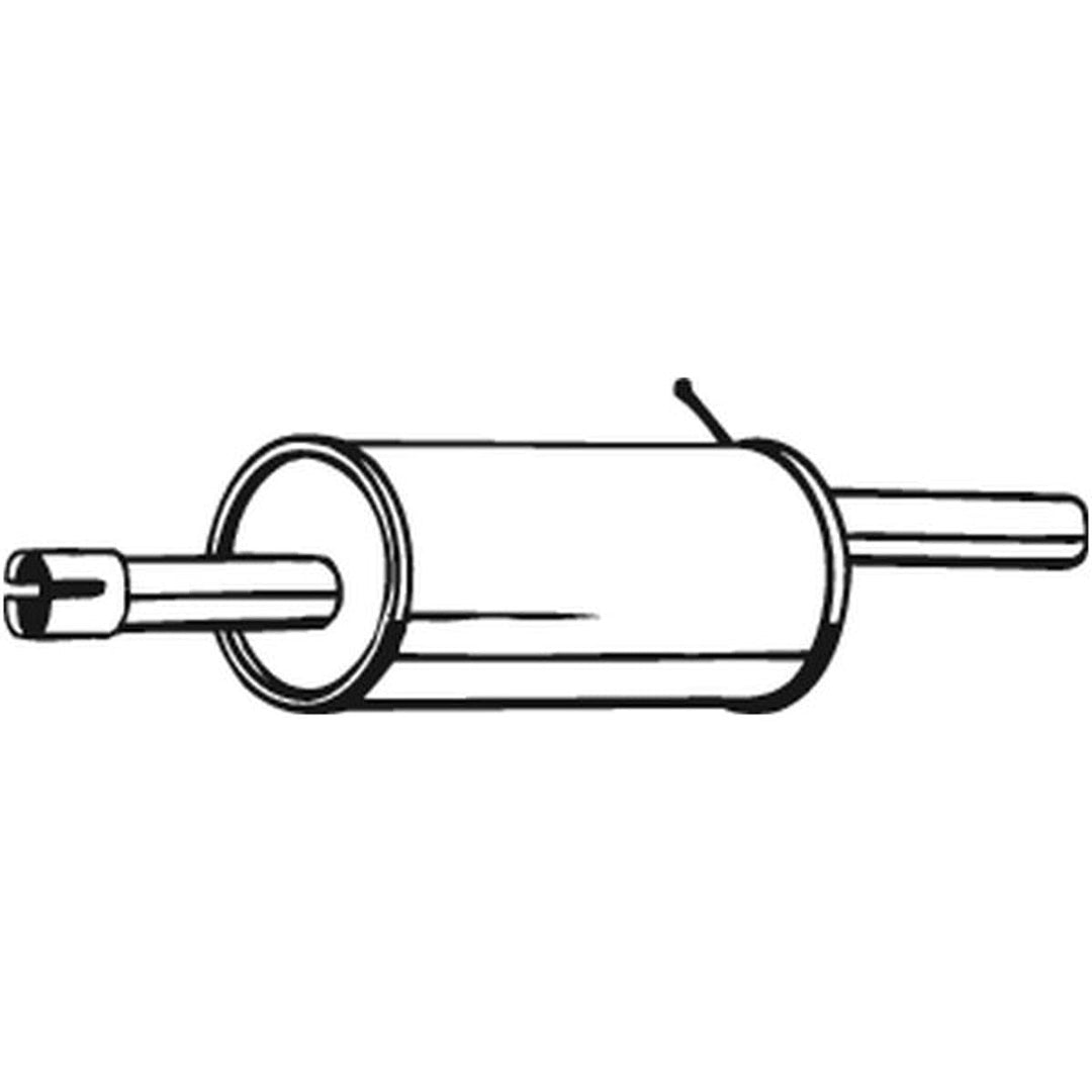 Bosal 200-555 Endschalldämpfer