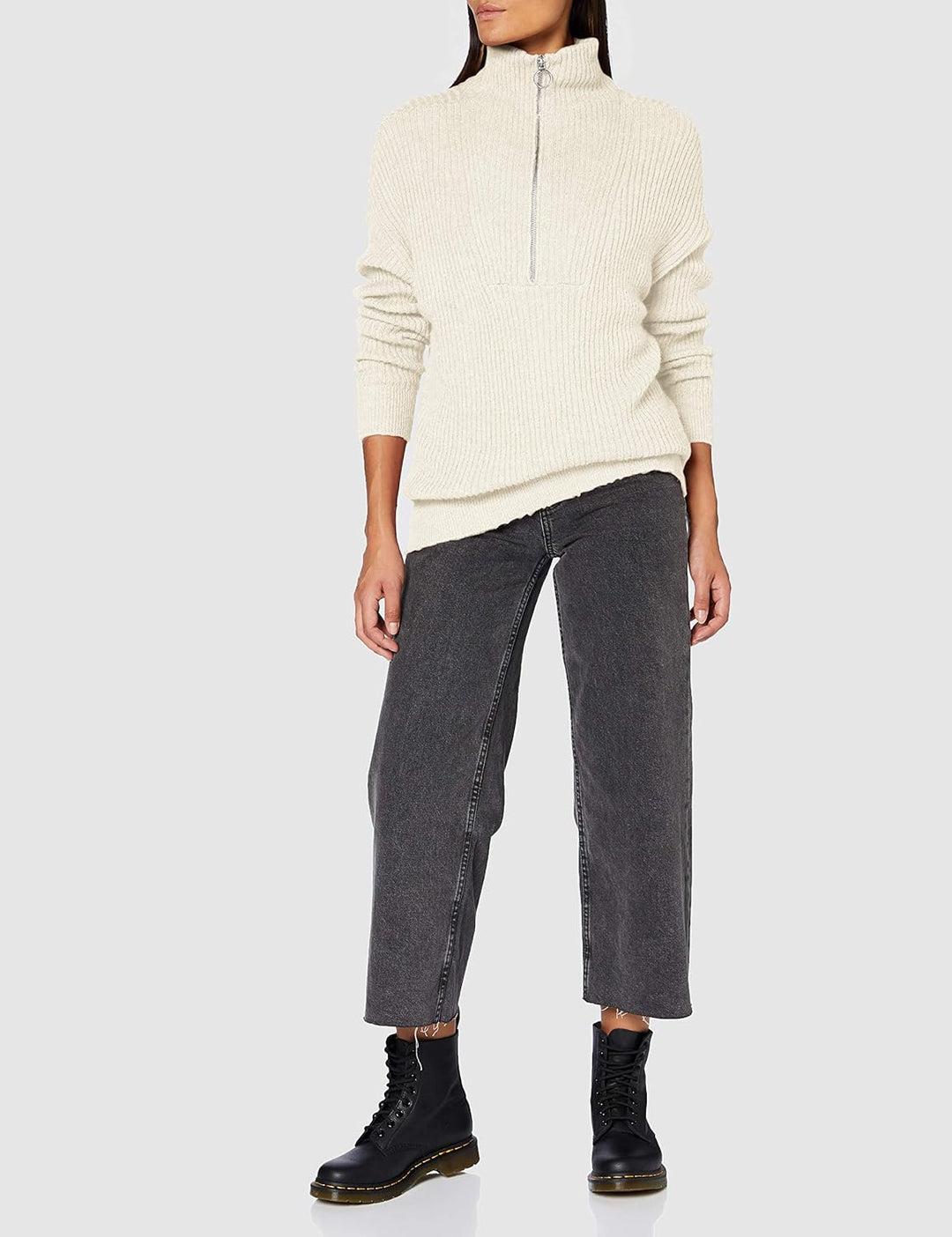 SPARKZ COPENHAGEN Damen Kap Knit Pullover M Raw White, M Raw White
