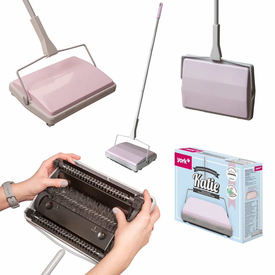 York 4099080-002513, Kehrmaschine Katie | Teppichkehrer für Teppichreinigung | Effiziente, sofortige