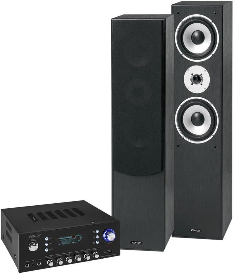 Fenton AV120FM-BT Bluetooth & USB HiFi-Stereoanlage