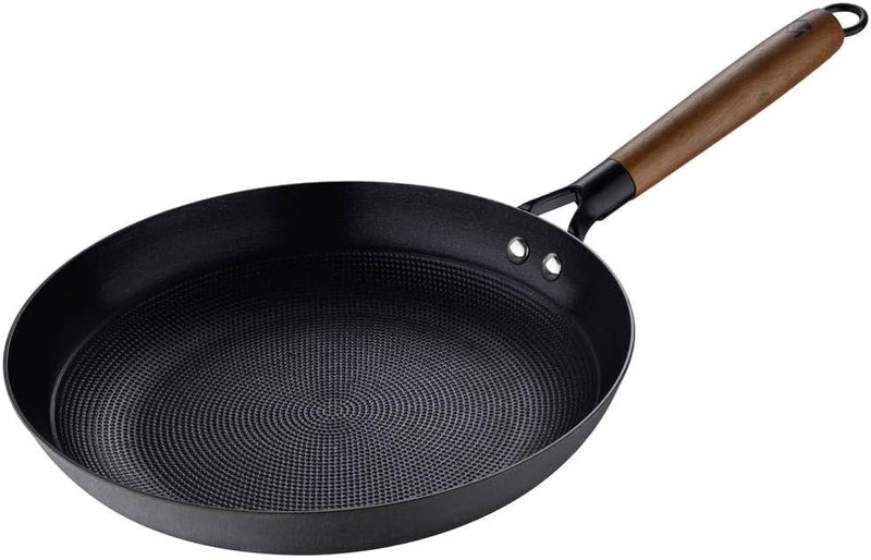 MasterPRO Odín - Sartén antiadherente (28 cm, hierro prensado, gran capacidad de almacenamiento del