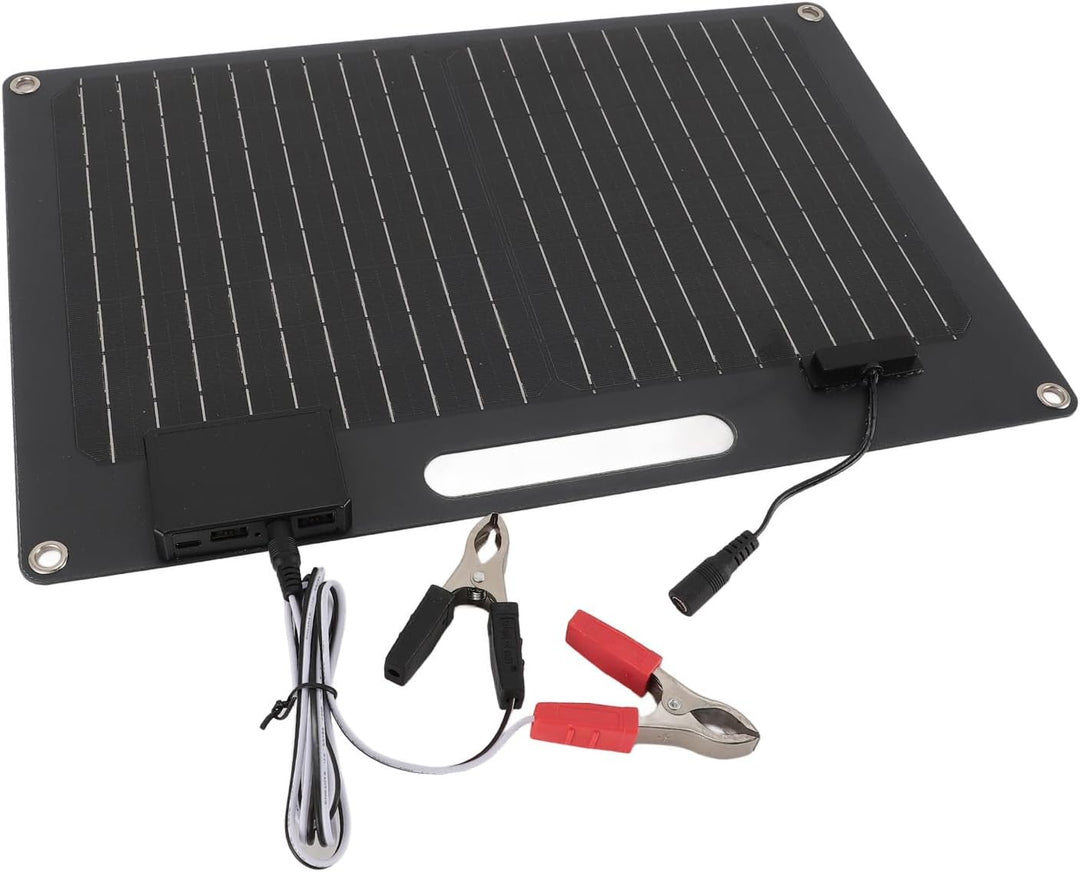 100 W Tragbares Solarpanel, USB-Ausgänge, Schnelles Aufladen, Hocheffizientes Solarpanel-Ladegerät f